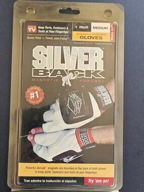 SilverBack magnetic gloves NEW IN THE BOX